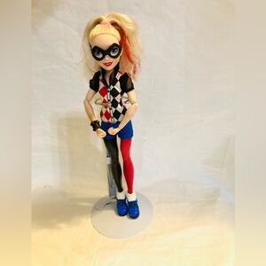 Harley Quinn DC Superhero Girl 2015 12" Doll Action Figure Mattel No Doll Stand
